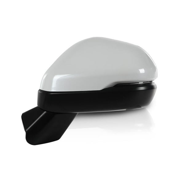 CROSSDESIGN Left Driver White View Side Mirror W/Turn Signal Heated Fit for 2023-2024 Honda CRV
