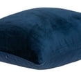 thumbnail image 6 of Parkland Collection Jugo Navy Blue Solid Throw Pillow, 6 of 7