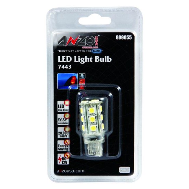 Anzo 809055 1.75 in. Tall 18 LEDs Universal 7444 LED Bulbs, White