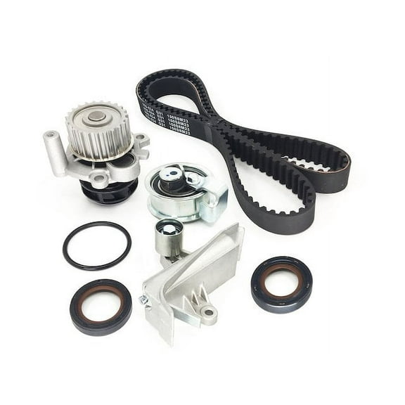 Timing Belt and Water Pump Kit with Camshaft Seals - Compatible with 2001 - 2005 Volkswagen Passat 2002 2003 2004