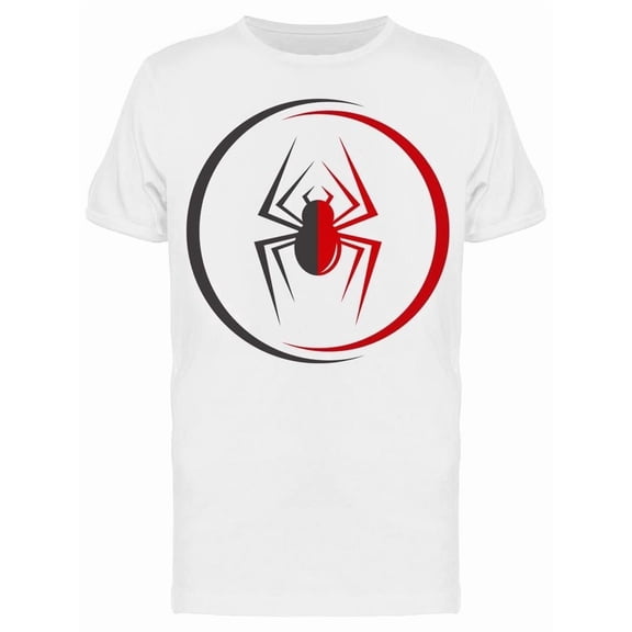 Red/black Encircled Spider T-Shirt Men -Image by Shutterstock, Male Medium