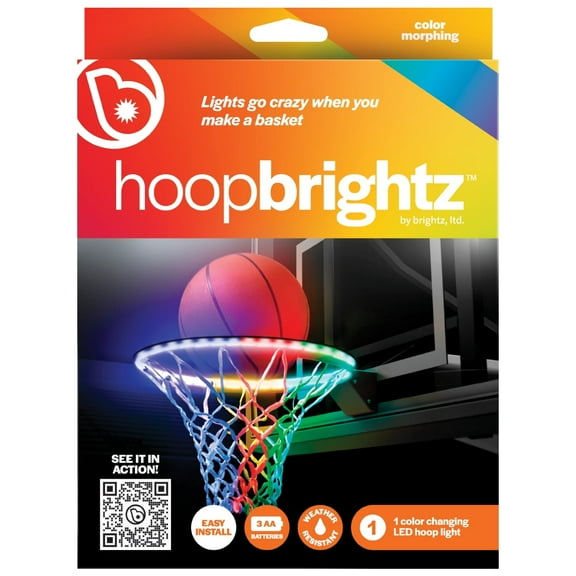 Brightz HoopBrightz LED Basketball Hoop Light – Motion Activated, Color Changing