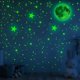 thumbnail image 4 of 444pcs/set Luminous Moon Star Wall Sticker Glow In The Dark Fluorescent Wall Art Decals For Home Kids Bedroom, 4 of 4