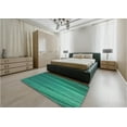 thumbnail image 4 of Ahgly Company Indoor Rectangle Patterned Medium Teal Green Area Rugs, 6' x 9', 4 of 6