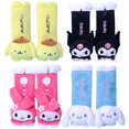 thumbnail image 2 of Anime Kawaii Sanrios Kuromi MyMelody PurinDog LittleTwinStar Cinnamoroll, dibujos animados, cinturón de seguridad, hombros, funda protectora gym unisex, 2 of 2