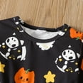 thumbnail image 5 of PatPat PatPat Robe à Manches Longues pour Tout-Petite Fille avec Imprimé de Fantôme d'Halloween, 5 of 5