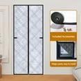 thumbnail image 2 of Thermal Insulated Door Curtain Fit 36''x 82'' Door with Zipper Closure for Living Room, Kitchen, Bedroom, Winter Pet Proof Barrier Screen, 2 of 4