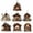 03-7PCS, variant on sruoe Hanging Ornament Christmas Tree Decorations Acrylic Pendant Kangaroo for Garden Backyard Outdoor