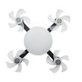 thumbnail image 1 of Guardoinrt Adjustable Fan Blade Ceiling Fan from anywhere in the Light Customizable Ceiling Fans Led, 1 of 6