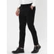 thumbnail image 2 of Pantalones de vestirrayas pahombre Pantalones de negocios con frente plano y corte entallado Negro L, 2 of 3