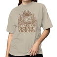 thumbnail image 2 of Scenic Route Classic Women's Sand T-shirt, 2 of 3