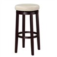 thumbnail image 1 of Riverbay Furniture 29" Transitional Wood Swivel Bar Stool in White, 1 of 9