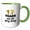 Green/White, variant on 3drose, 17 Years Still Going Strong Seventeenth Gift for 17th Wedding Anniversary, 11oz Mug
