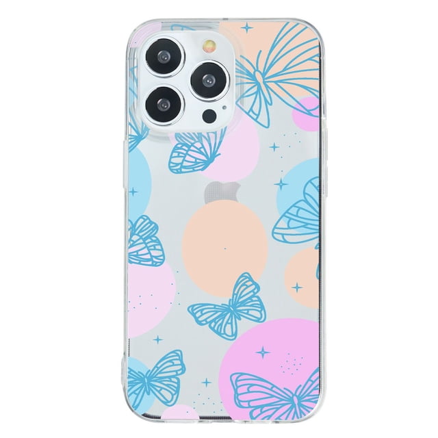 Funda Antigolpes InstaCase para iPhone 13 Pro Max mariposas con manchas
