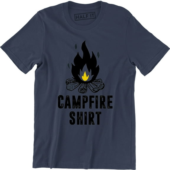 Mens Campfire Funny Firewood Family Camping Forest Summer Vacation T-Shirt