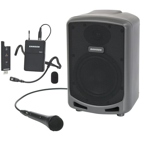 Samson Expedition Express+ 6" Bluetooth Fitness Speaker+Headset For Yoga/Spin