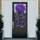 thumbnail image 4 of Ramo reutilizable para colgar en la pared de flores violetas artificiales ( ) Azul Púrpura, 4 of 9