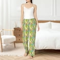 thumbnail image 4 of Salouo Cartoon Panda And Leaf Print Women's Pajama Pants Casual Loose Sweatpants PJs Flowy Pants Drawstring Palazzo for Women Wide Leg Pants Lounge Pajama -X-Large, 4 of 8