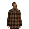 thumbnail image 3 of Terra & Sky Women's Plus Size Oversized Button Front Shirt, 3 of 5