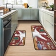 thumbnail image 5 of 2Pcs Kitchen Rugs Nonskid 2 Pieces Chef Kitchen Mats for Indoor Non Slip Waterproof Standing Kitchen Runner Mats 17"x30"+17"x47", 5 of 6