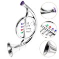 thumbnail image 4 of FONWILYO 1Set Realistic Sound for Children Over 3 Years Old Portable Safe Plastic Horn Silver, 4 of 8