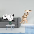 thumbnail image 2 of Escultura De Reloj De Pared Con Diseño De Panda, Moderna Y Bonita, De Resina, Práctica Y Resistente, Ideal Para Decoración Del Hogar, Sala De Estar, Escritorio, Estantería Y Bandeja., 2 of 8