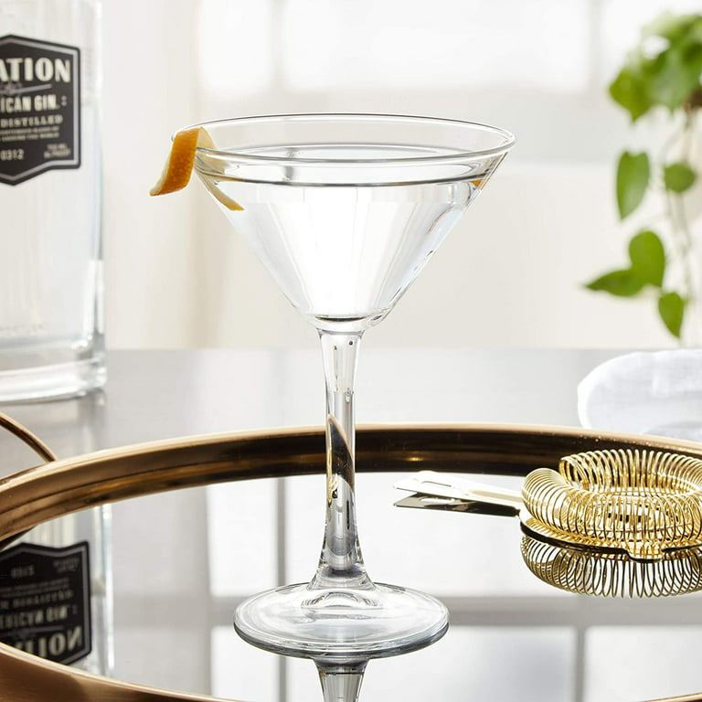 5 oz. Stemmed Martini Glass - 6 count