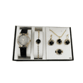 thumbnail image 1 of 5pz Juego De Reloj De Mujer Y Joyas Con Caja De Dama Negro, 1 of 3