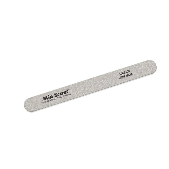 Mia Secret - NAIL FILE - SPEEDY ZEBRA STRAIGHT #100 (Z08-S 100-100)