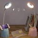 thumbnail image 3 of Lámpara de escritorio, lámpara de escritorio LED regulable, lámpara de mesa para proteger los ojos de los niños con 3 modos de luz (azul) JFHHH pequeña, 3 of 5
