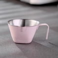 thumbnail image 1 of Milk Frothing Pitcher, Clear Scale Aesthetic 100ml Metal Measuring Cup Comfortable Hold  for Kitchen, 1 of 7
