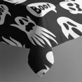 thumbnail image 3 of Ghost Boo Halloween Pattern Rectangle Tablecloth 60"x84",Waterproof Polyester Rectangle Table Cloth, Wipeable Spillproof Polyester Tablecloth for Dining, Camping, Indoor and Outdoor, 3 of 5