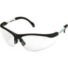 Chase Ergonomics Decade SS Biodegradable Safety Glasses, Clear Lens and Dark Sports Frame