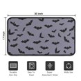 thumbnail image 5 of Happy Halloween Pumpkin Door Mat Decorations Pumpkin Skull Bat Spider Welcome Mat Friendly for Door Kitchen Bathroom Bedroom Crystal Velvet 30x17 Inches, 5 of 7
