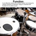 thumbnail image 6 of Uxcell 26 Pcs Drum Dampeners Gel Pads Silicone Black 30x25x3mm/98x22x2mm for Drums Cymbals Tone Control, 6 of 6