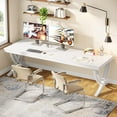 thumbnail image 4 of Tribesigns 2-Person Desk, 78.7-Inch Extra Long Desk, Large Double Computer Desk for Home Office, Work Desk (Only Table), 4 of 6