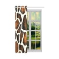 thumbnail image 3 of MKHERT Giraffe Skin Thermal Insulated Blackout Window Curtain Kitchen Curtain 52x84 inch, 3 of 3