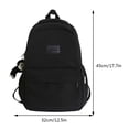 thumbnail image 3 of Mochila escolar Nailon Bolso escolar de gran capacidad Duradero Ligero Ocio diario, 3 of 9