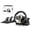 black, variant on PXN V3 Racing Wheel, 180° Steering Wheel with Linear Pedals and Paddle Shifters, Compatible with Xbox Series X|S, PC, PS4 and Nintendo Switch, Orange