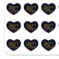 thumbnail image 2 of Happy New Year 1" Heart Shaped Planner Calendar Scrapbook Craft Clear Stickers, 2 of 7