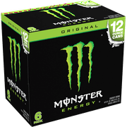Monster Energy, Original, Energy Drink, 12 fl oz, 6 Pack