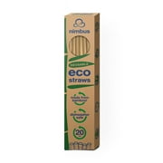Nimbus  Reusable Bamboo Eco- Friendly Straw - 20 Count