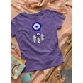 thumbnail image 3 of Dreamcatcher Evil Eye Shaped T-Shirt Women -Image by Shutterstock, Female 3X-Large, 3 of 4