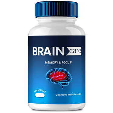 Brain Care Supplements for Memory and Focus Capsules, BrainCare Advanced Formula Nerve Health Support - Maximum Strength Nootropics Brain-Care All Natural Health Support Pills Reviews (1 Pack)