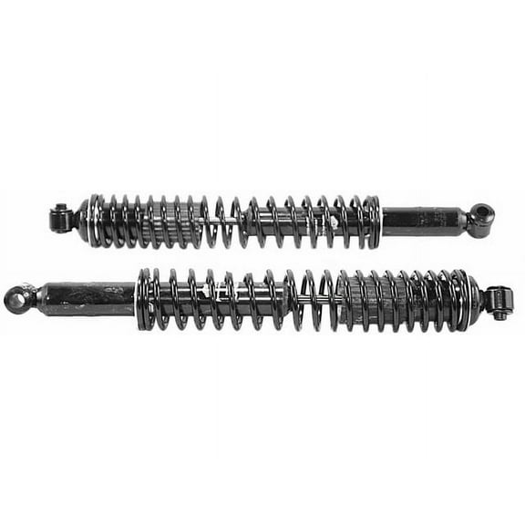 Rear Shock Absorber and Coil Spring Assembly - Compatible with 1966 - 1976 Dodge Charger 1967 1968 1969 1970 1971 1972 1973 1974 1975