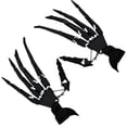 thumbnail image 2 of 2 Pcs Halloween Articulated Fingers, Scary Flexible 3D Skeleton Claw Hands Hands for Cosplay Halloween Decoration, Fits Most Fingers, 2 of 8
