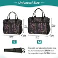 thumbnail image 4 of FORMRS Insulated Lunch Bag Unisex Large Capacity with Shoulder Strap, Dark Gothic Floral, 4 of 6