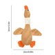 thumbnail image 3 of Para Ganso Juguete Chirriante Masticar Cachorros Peluche (marrón Claro), 3 of 3
