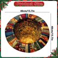 thumbnail image 2 of Christmas Decor Carpet 3D Stereo Christmas Round Carpet Christmas Tree Snowman Holiday Scene Mat Non Christmas Decorative Rug For Living Room And Bedroom Visual carpet, 2 of 5