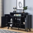 thumbnail image 5 of Furniture of America Flim Multi-Storage Buffet, Black, 5 of 6